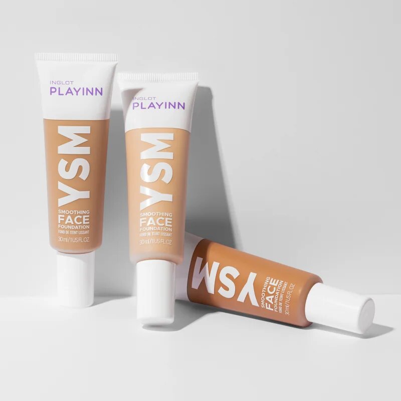 Inglot PlayInn YSM изглаждащ фон дьо тен за смесена и мазна кожа цвят 40 30 мл.