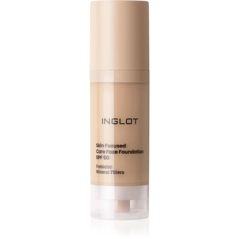 Inglot Skin Focused Care Face Foundation SPF 50 фон дьо тен SPF 50 цвят 304 Classic Beige 30 мл.