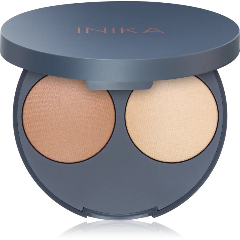 INIKA Organic Contour Duo пудра за контуриране на лицето цвят Almond 5 гр.