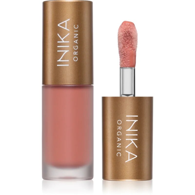 INIKA Organic Lip Oil Collagen + Squalane тониращо олио за устни с колаген цвят Blossom 5 мл.