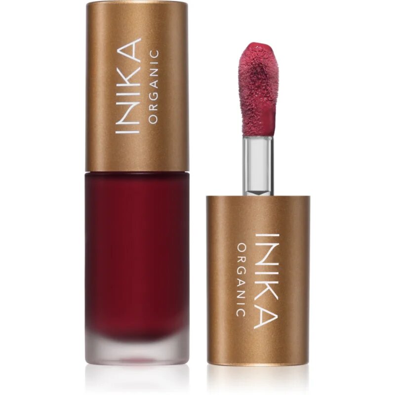 INIKA Organic Lip Oil Collagen + Squalane тониращо олио за устни с колаген цвят Mulberry 5 мл.