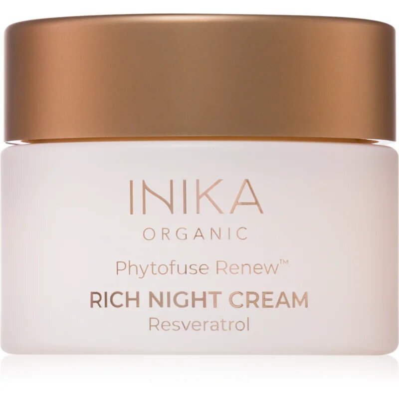 INIKA Organic Phytofuse Renew Rich Night Cream антиоксидантен нощен крем 50 мл.