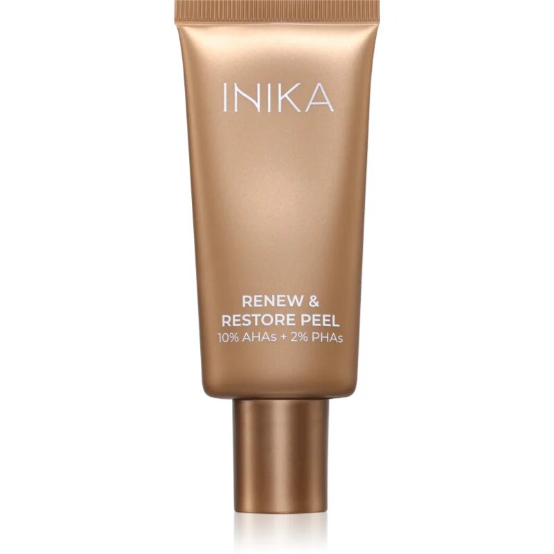 INIKA Organic Renew + Restore Peel озаряваща пилинг маска s AHA 30 мл.