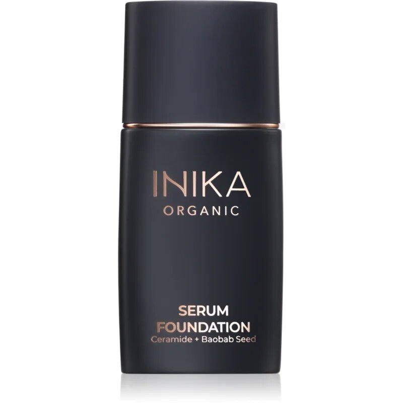 INIKA Organic Serum Foundation Серум фон дьо тен за красива кожа на лицето цвят Fearless 25 мл.