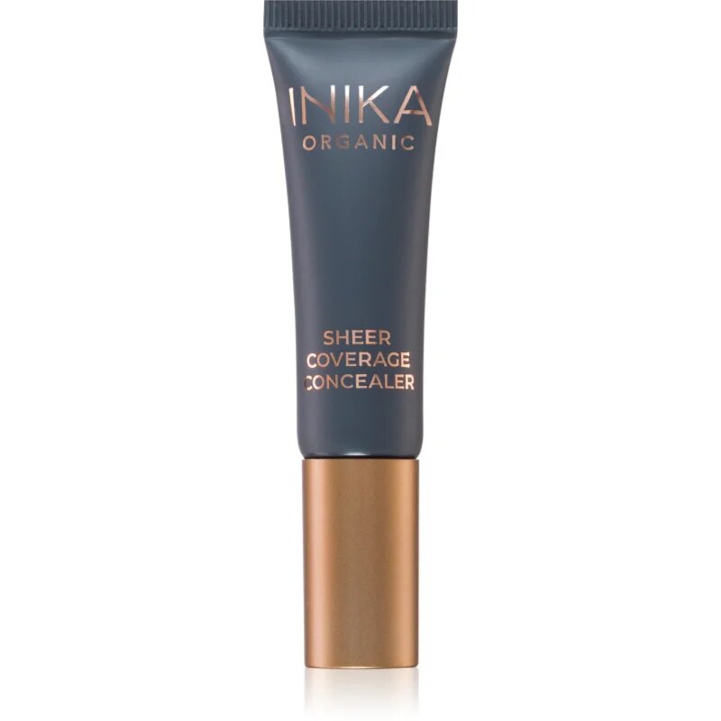 INIKA Organic Sheer Coverage кремообразен покривен коректор против тъмни кръгове под очите цвят Porcelain 10 мл.