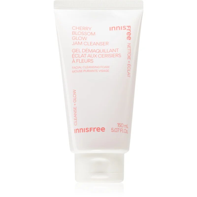 innisfree Cherry Blossom Glow Jam Cleanser овлажняващ почистващ гел за озаряване на лицето 150 мл.