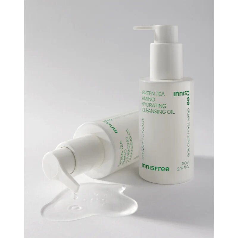 innisfree Green Tea Amino Acid Cleansing Oil нежно почистващо олио с хидратиращ ефект 150 мл.