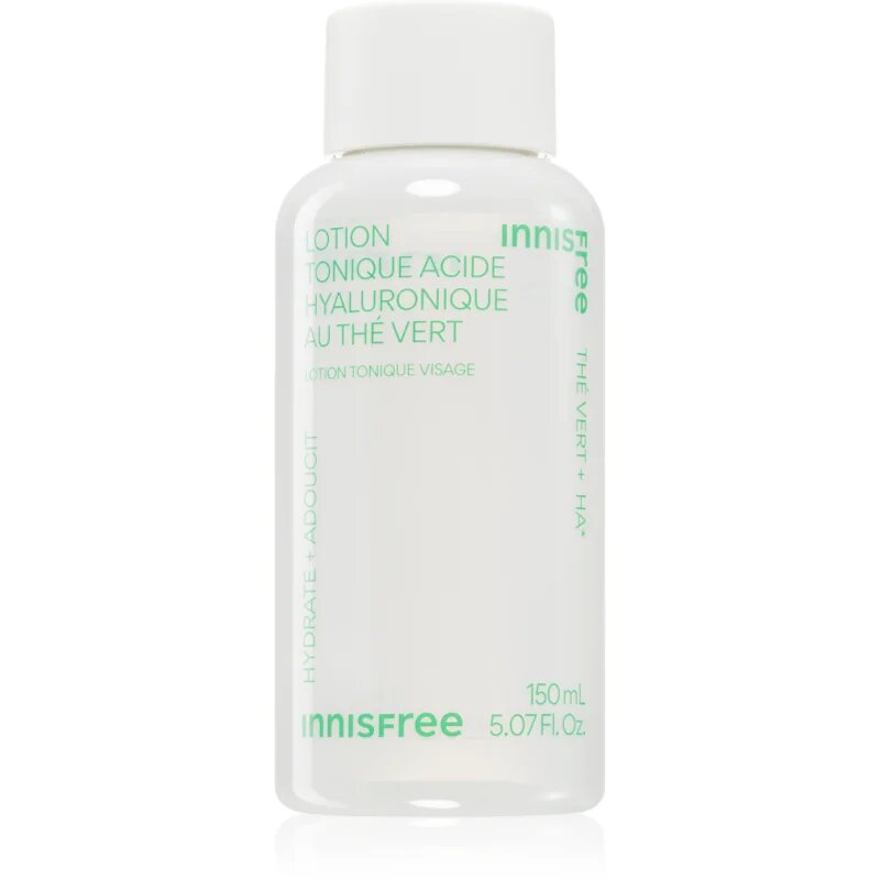 innisfree Green Tea Hyaluronic Toner хидратиращ тоник за укрепване на кожната бариера 150 мл.