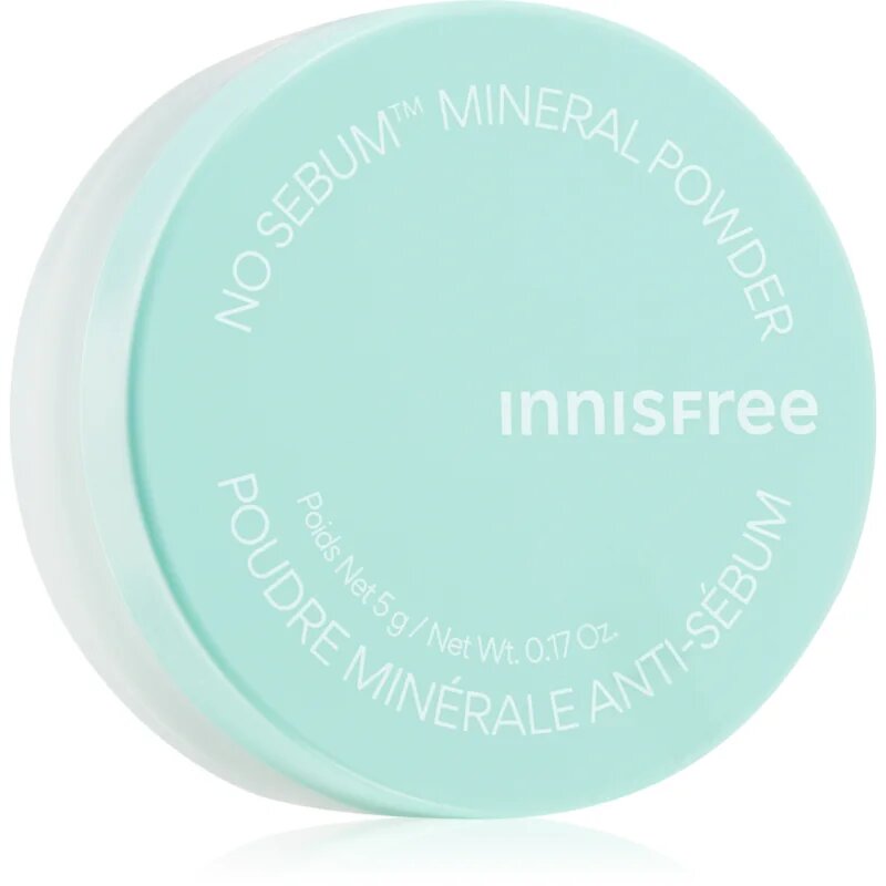 innisfree No Sebum Mineral Powder прозрачна насипна пудра с матиращ ефект 5 гр.