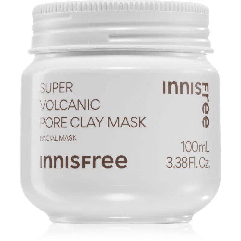 innisfree Super Volcanic Pore Clay Mask почистваща глинена маска за лице за изглаждане на кожата и минимизиране на порите 100 мл.