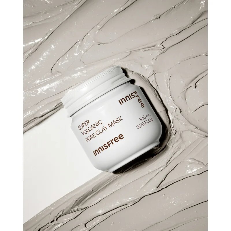 innisfree Super Volcanic Pore Clay Mask почистваща глинена маска за лице за изглаждане на кожата и минимизиране на порите 100 мл.