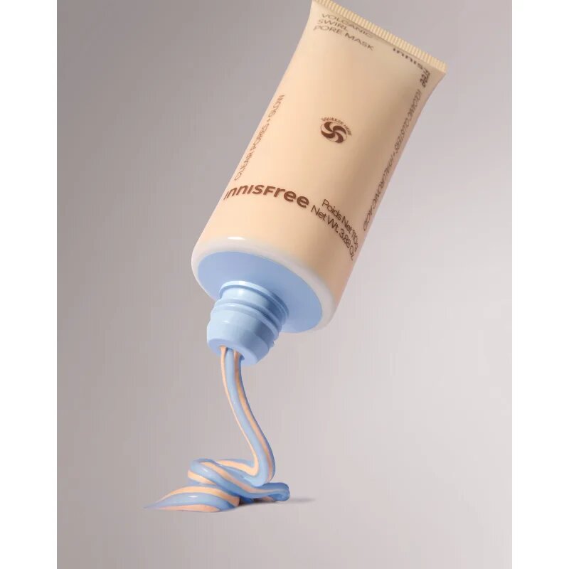 innisfree Volcanic Swirl Pore Mask маска с глина за хидратиране на кожата и минимизиране на порите 110 гр.