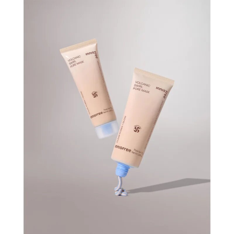 innisfree Volcanic Swirl Pore Mask маска с глина за хидратиране на кожата и минимизиране на порите 110 гр.