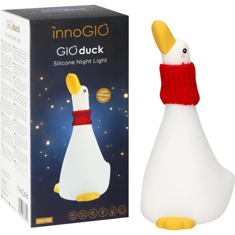 innoGIO GIOduck затъмняваща се детска LED лампа 1 бр.