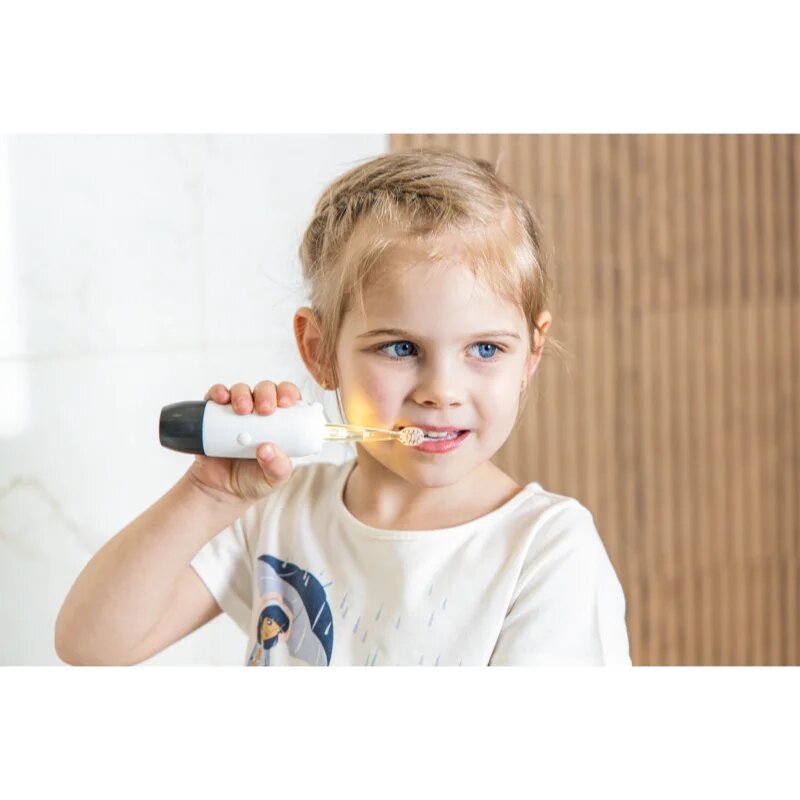 innoGIO GIOPanda Black звукова електрическа четка за зъби за деца 2-12 y 1 бр.