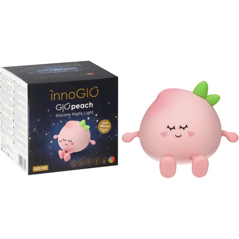 innoGIO GIOpeach затъмняваща се детска LED лампа 1 бр.