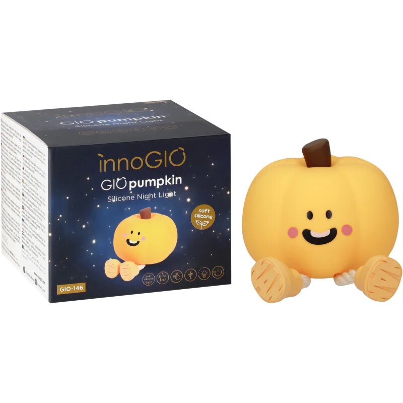 innoGIO GIOpumpkin затъмняваща се детска LED лампа 1 бр.
