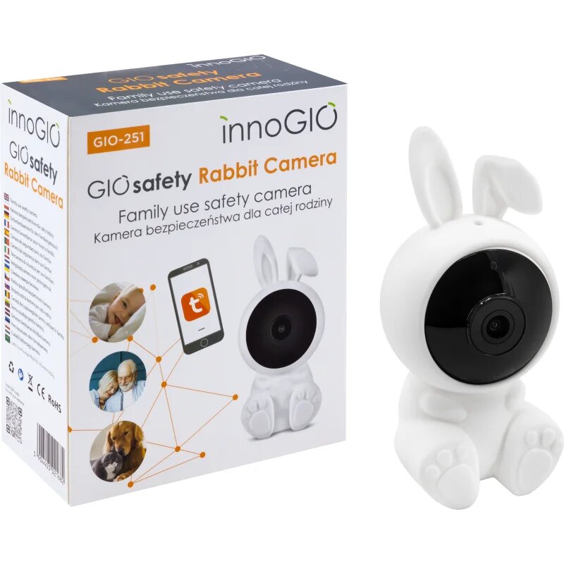 innoGIO GIOSafety Rabbit домашна камера Smart Wi-fi 1 бр.
