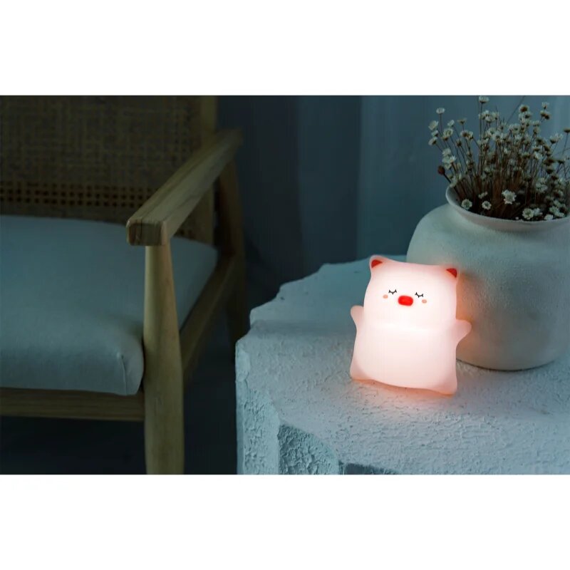 innoGIO GIOsleepy PIGGY затъмняваща се детска LED лампа 1 бр.
