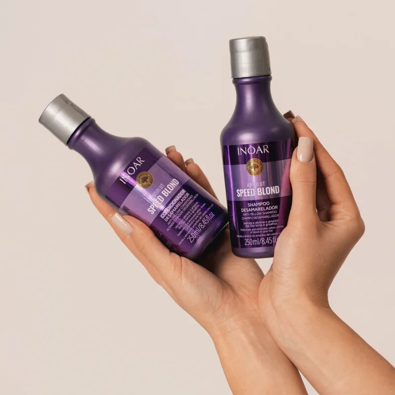 INOAR Absolut Speed Blond комплект за руса коса 2x250 мл.