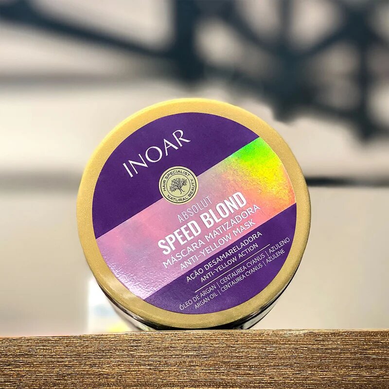 INOAR Absolut Speed Blond подхранваща тонираща маска за руса коса 250 гр.