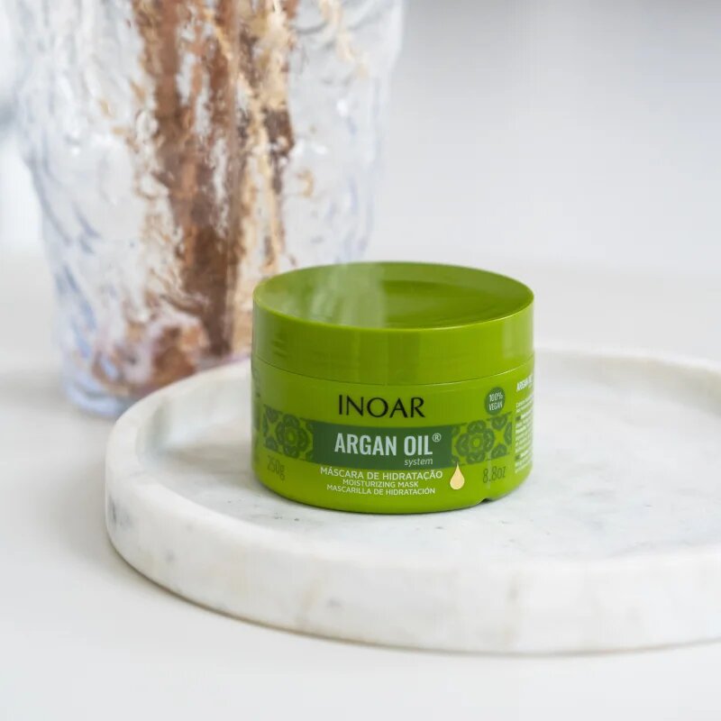 INOAR Argan Oil System хидратираща и изглаждаща маска За коса 250 гр.