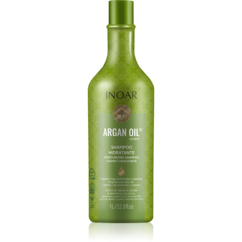 INOAR Argan Oil System изглаждащ шампоан 1000 мл.
