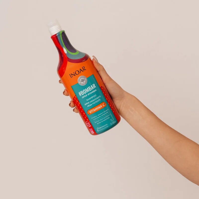 INOAR #Bombar Super Line Super Vitaminas шампоан с витамин С 1000 мл.