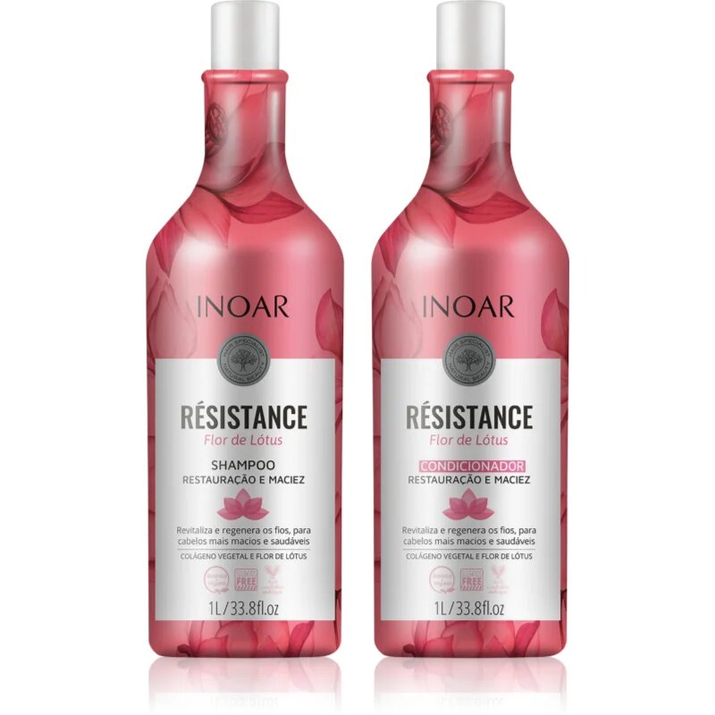 INOAR Résistance Flor de Lótus комплект за изтощена коса