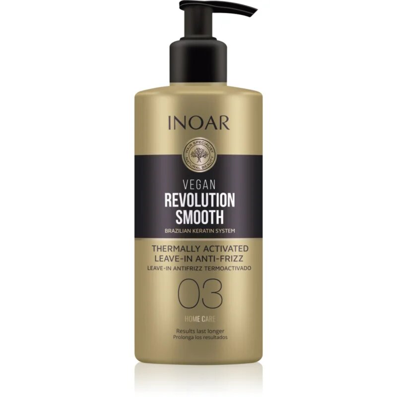 INOAR Vegan Revolution Smooth изглаждащ балсам без отмиване 350 мл.