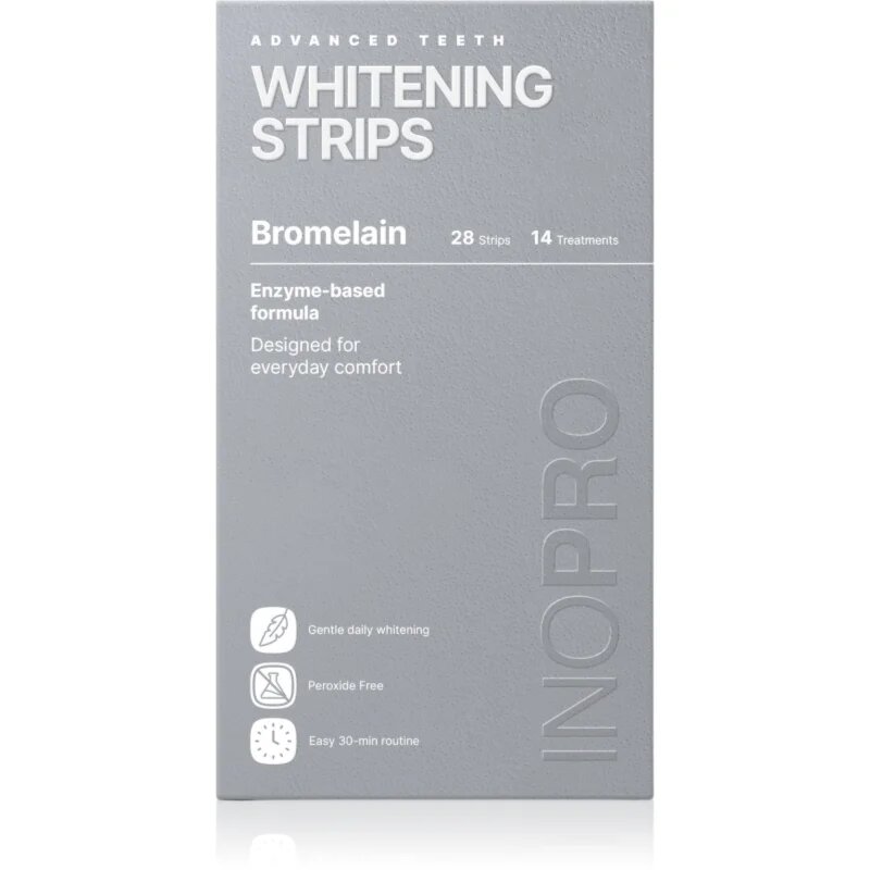 InoPro Advanced Whitening Strips избелващи ленти за зъби bez peroxidu 28 бр.