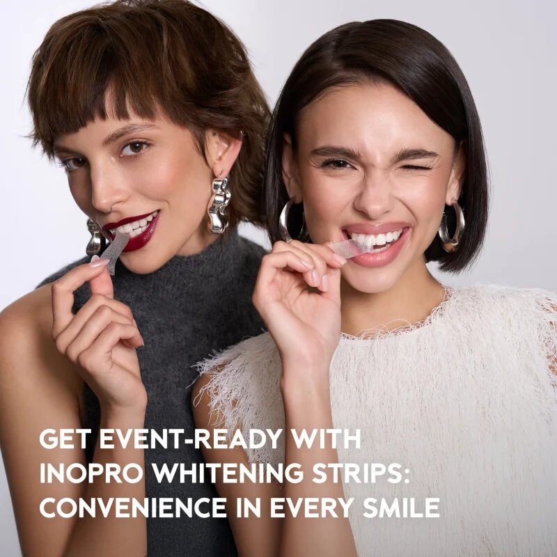 InoPro Advanced Whitening Strips избелващи ленти за зъби bez peroxidu 28 бр.