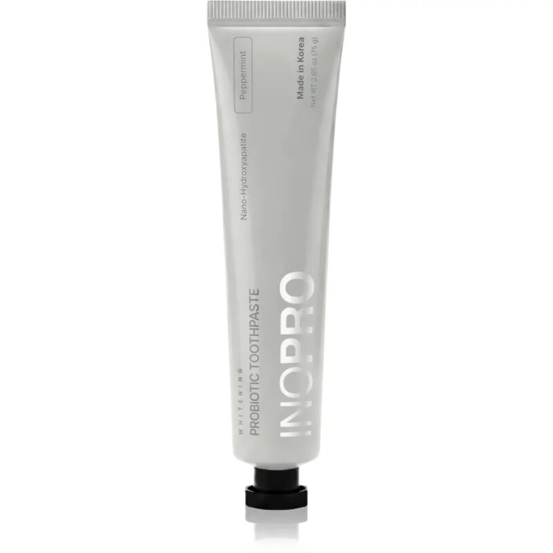 InoPro Probiotic Toothpaste избелваща паста за зъби без флуорид вкус Peppermint 75 гр.