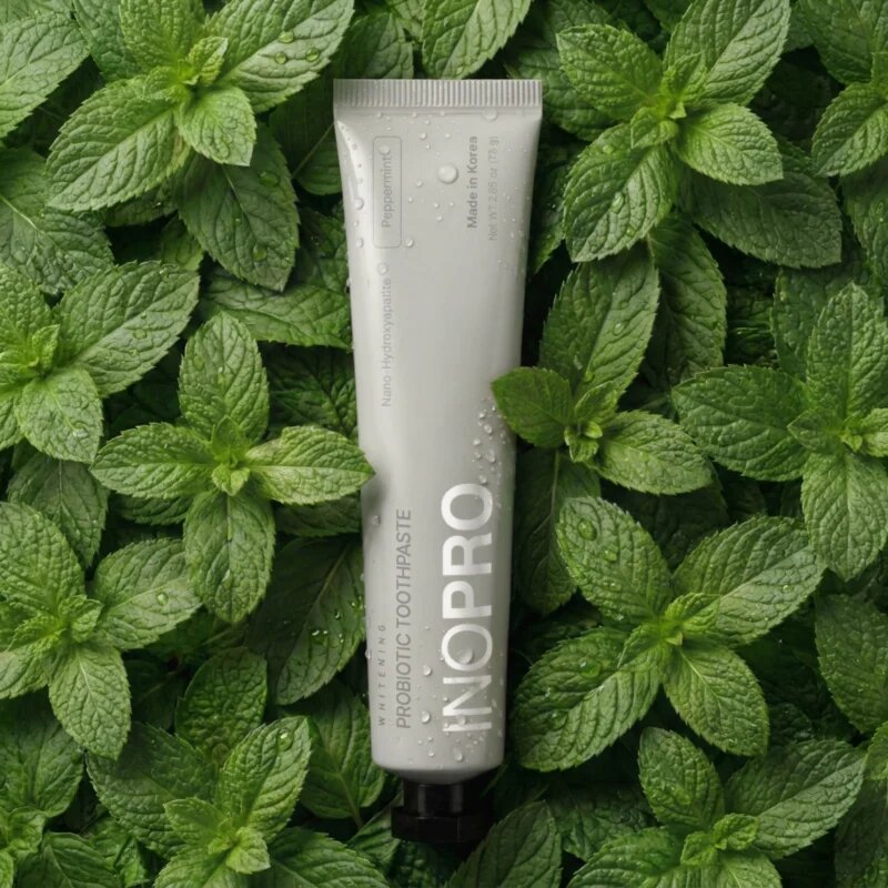 InoPro Probiotic Toothpaste избелваща паста за зъби без флуорид вкус Peppermint 75 гр.