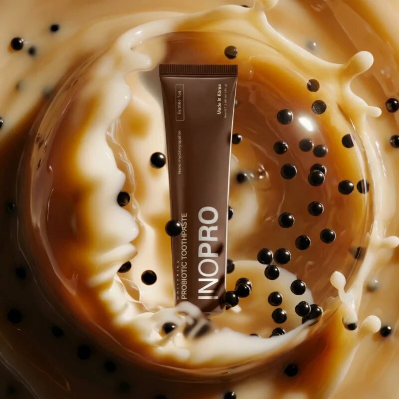 InoPro Probiotic Toothpaste избелваща паста за зъби вкус Bubble Tea 75 гр.