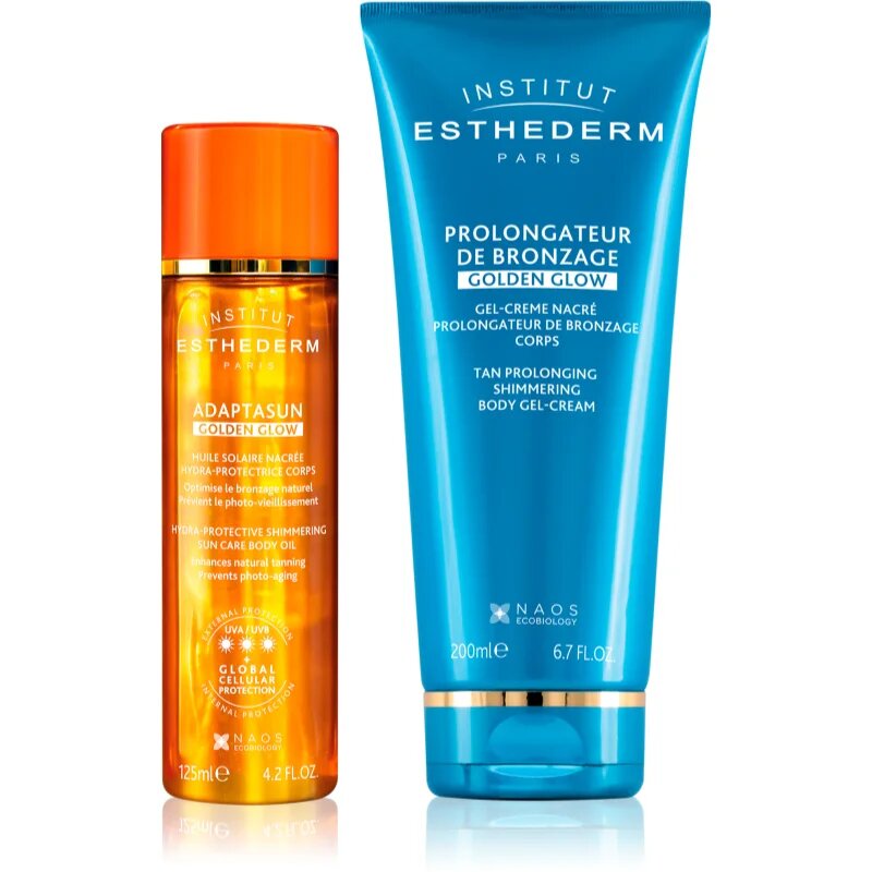 Institut Esthederm Adaptasun Golden Glow комплект за красив загар и здрава кожа