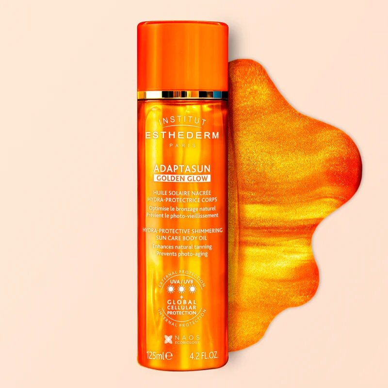 Institut Esthederm Adaptasun Golden Glow комплект за красив загар и здрава кожа