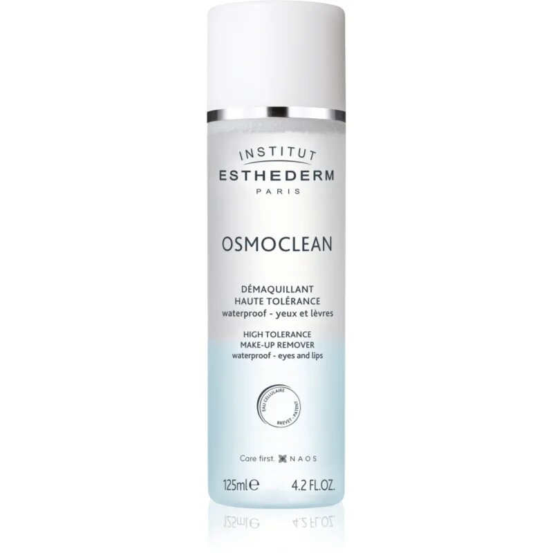 Institut Esthederm Osmoclean High Tolerance Make-up Remover двуфазен продукт за премахване на грим от очите и устните 125 мл.