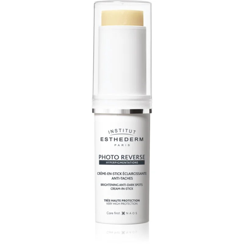 Institut Esthederm Photo Reverse Hyperpigmentation стик за чувствителни места за кожа с хиперпигментация с висока UV защита 10 гр.