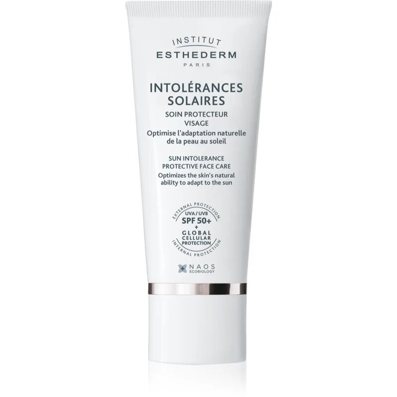Institut Esthederm Sun Intolerance защитен крем за чувствителна към слънце кожа на лцието SPF 50+ 50 мл.