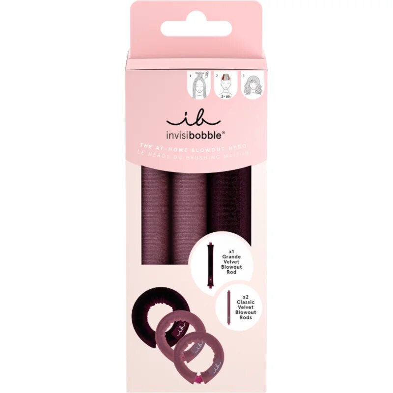 InvisiBobble Blow Secret комплект кадифени ролки за къдрене на косата