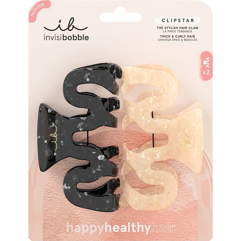 InvisiBobble Clipstar Eclipse щипка за коса 2 бр.
