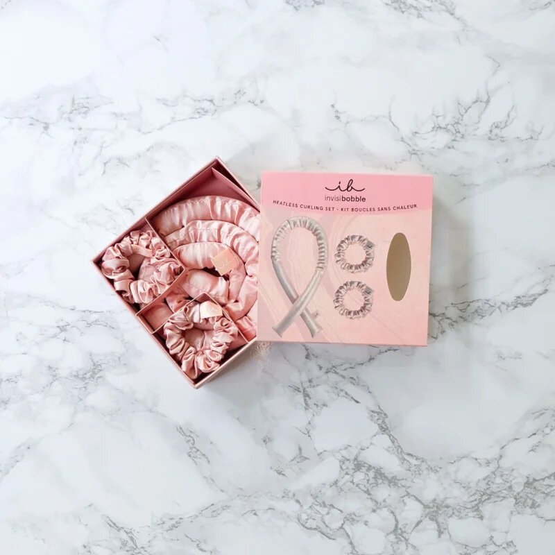 InvisiBobble Gift Set Handle with Curl комплект за къдрене на косата 3 бр.