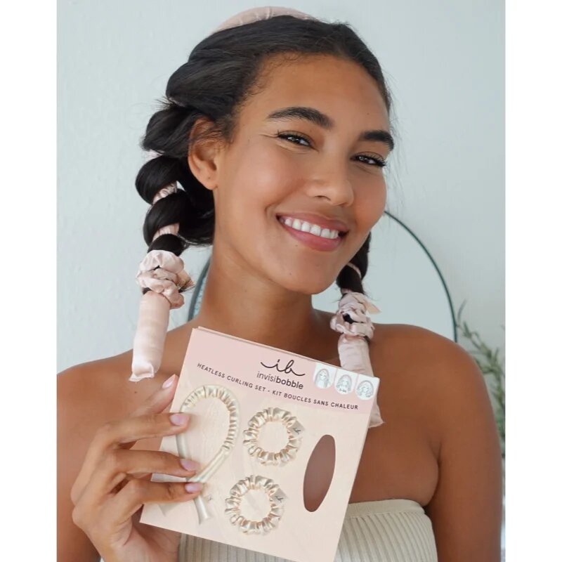 InvisiBobble Gift Set Handle with Curl комплект за къдрене на косата 3 бр.