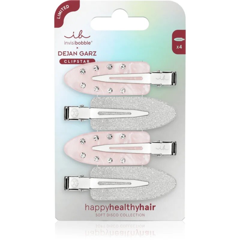 InvisiBobble Soft Disco Collection Clipstar фиби за коса 4 бр.