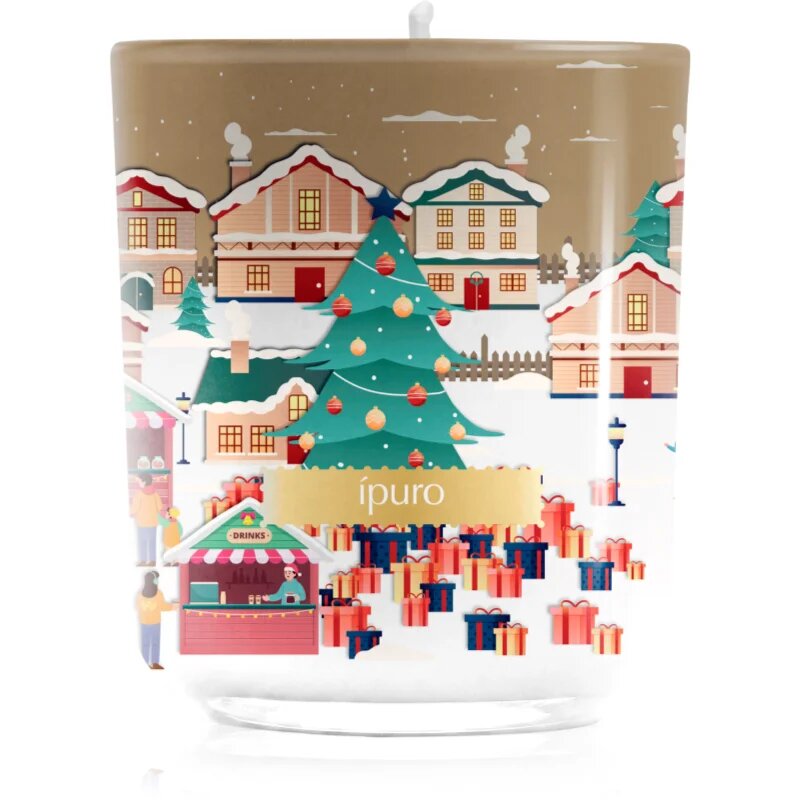 ipuro Christmas Town Glamour Night ароматна свещ с капак 270 гр.