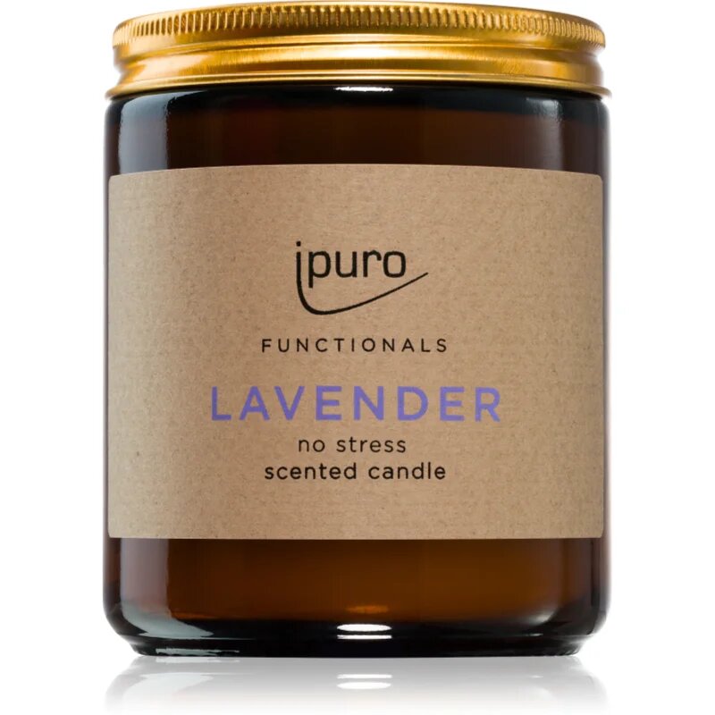 ipuro Functionals Lavender ароматна свещ 200 гр.