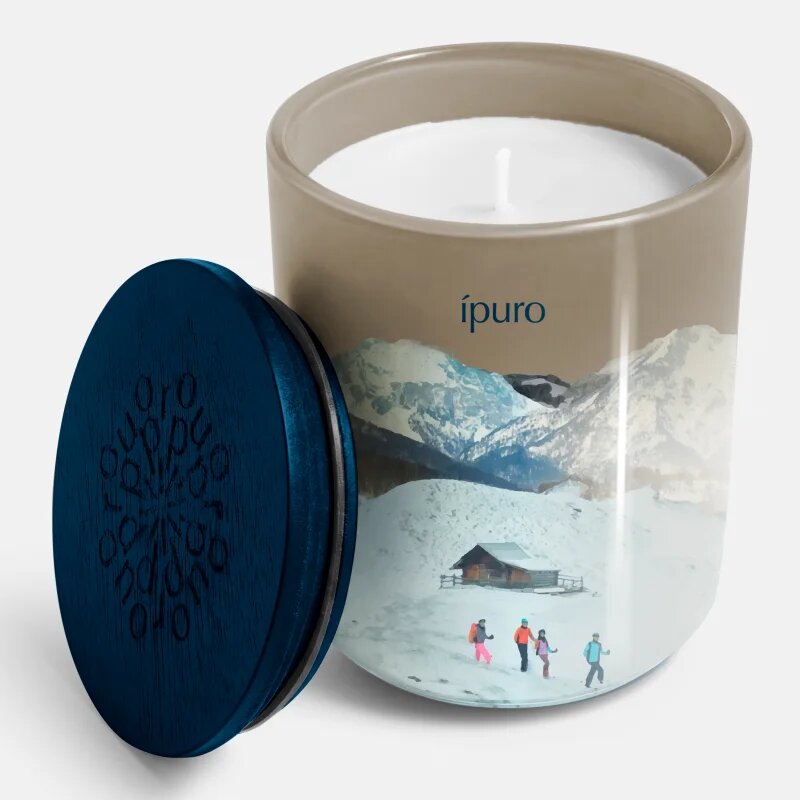 ipuro Mountain Spirit Cortina Lights ароматна свещ с капак 270 гр.