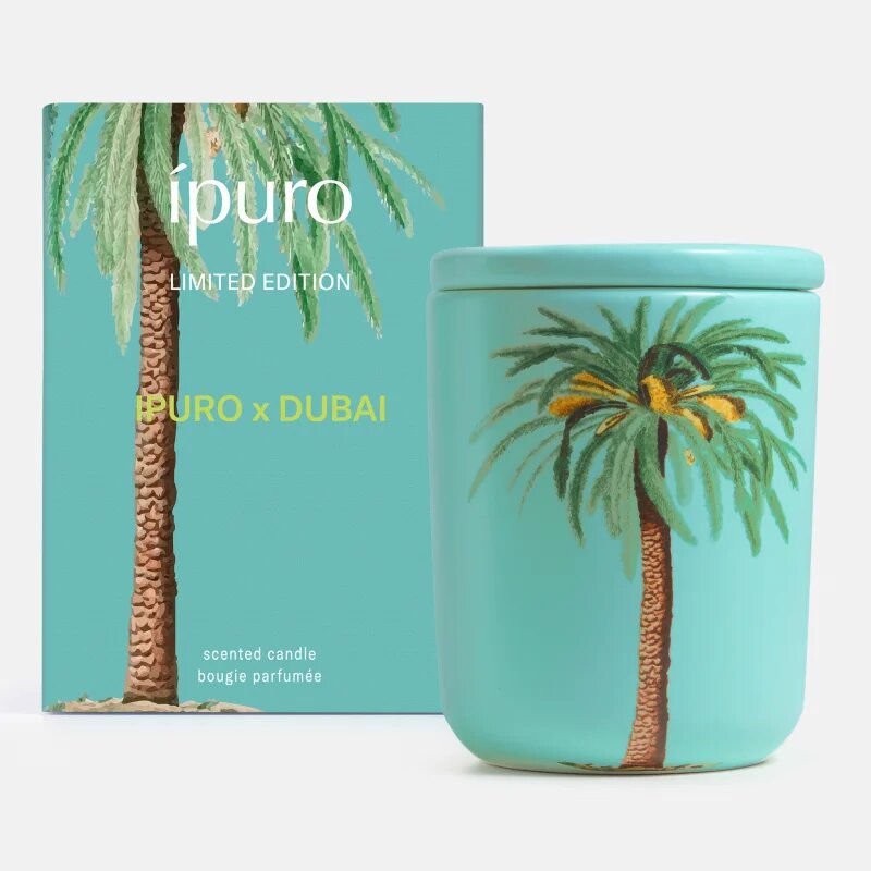 ipuro Travel The World Dubai ароматна свещ с капачка 270 гр.