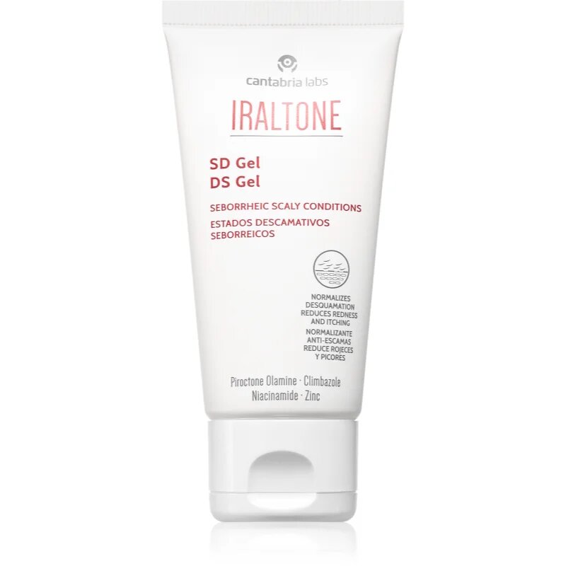 IRALTONE SD Gel козметика за коса за себореен дерматит и сериозни състояния на пърхот 50 мл.